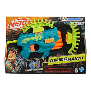 Nerf Elite Rebel Ops Ammohawk Blaster With 20 Darts Ages 8+ New Toy