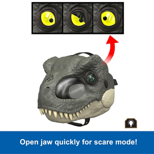 Jurassic World Rage N Roar Tyrannosaurus Rex Mask New Toy Play