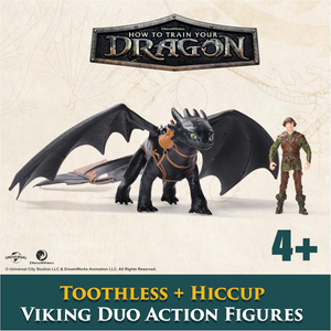 How to Train Your Dragon Toothless and Hiccup Figure New Toy