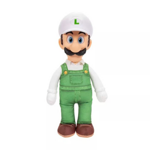 Super Mario Movie 2 Jumbo Roto Plush 15 Inch Fire Luigi Posable New Toy