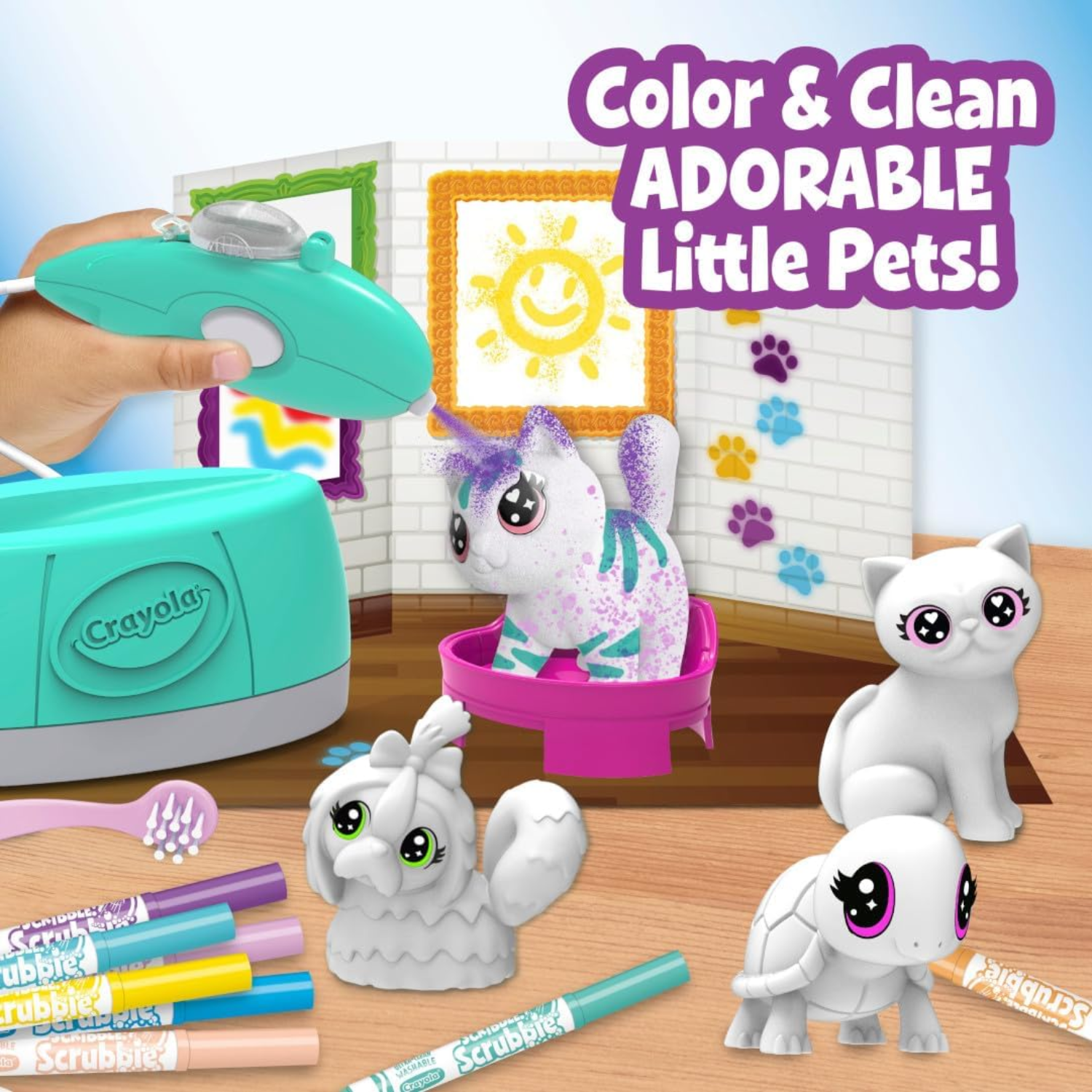 Crayola Scribble Scrubbie Pets Boutique Spray Little Pets Avengers Action 4+