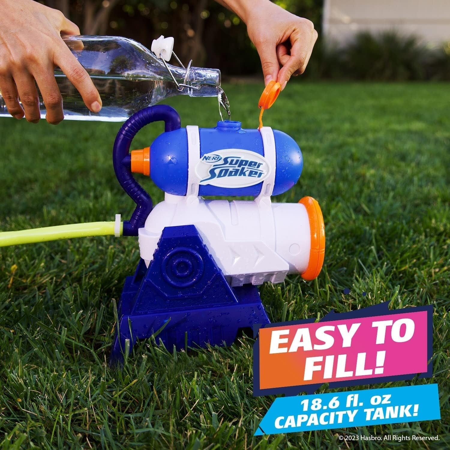 NERF Super Soaker Grab N Go Stomp Soaker Stomp On Pedal To Release Water Blast