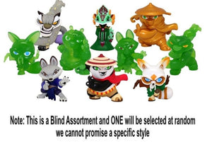 Kung Fu Panda Assorted 4 Collectible 2.5" Figure Noodle Box Surprise Blind Box