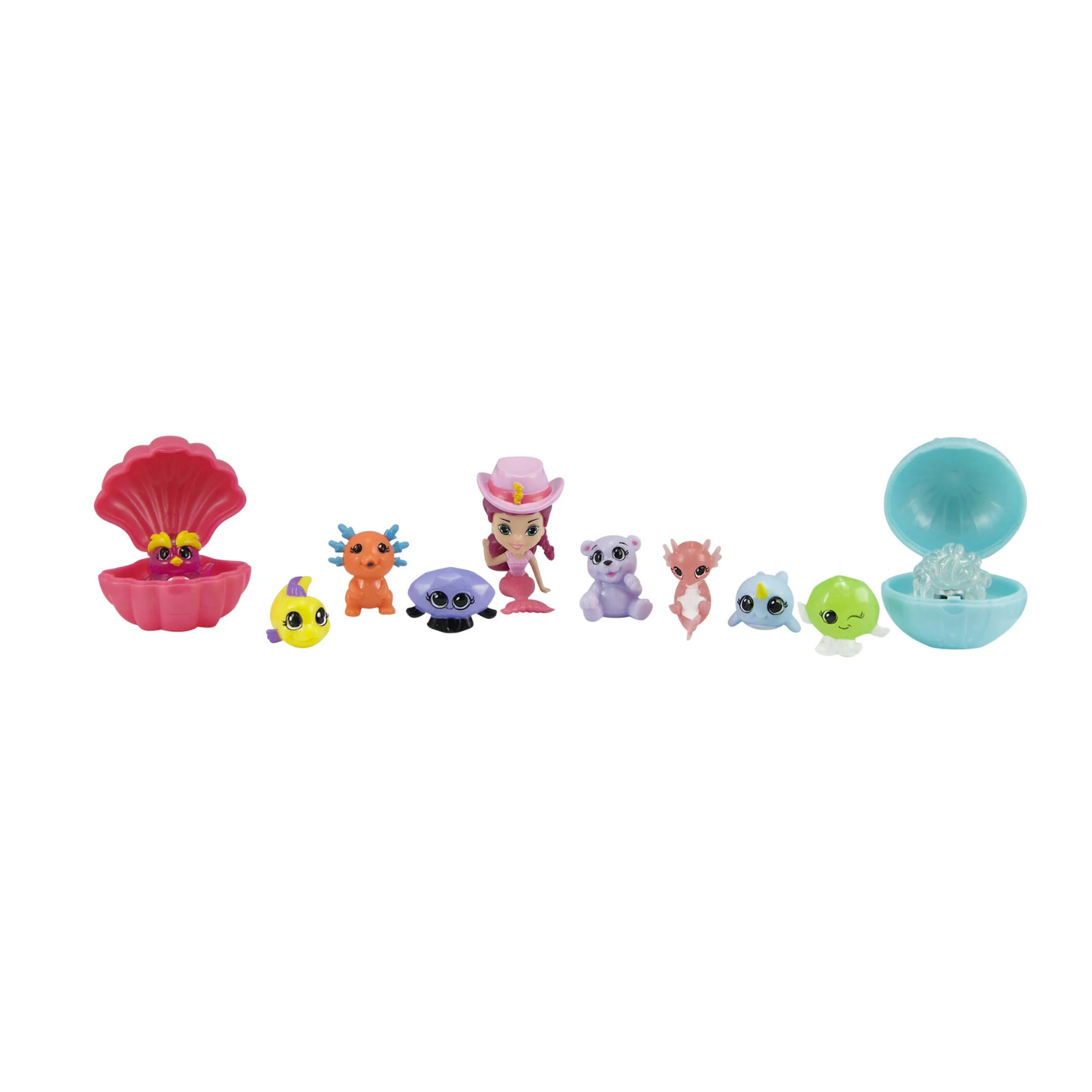 Splashlings Wave 3 12 Pack Mermaid and Sea Friends Toy Set for Kids Aged 5 +