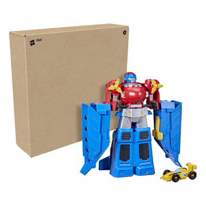 Transformers Optimus Prime Jumbo Jet Wing Racer Bumblebee Plane Car Robot Play
