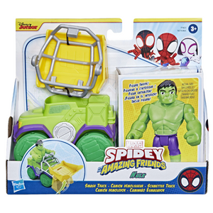 Spidey And Friends Smash Truck Vehicle Hulk With Accessory New Toy