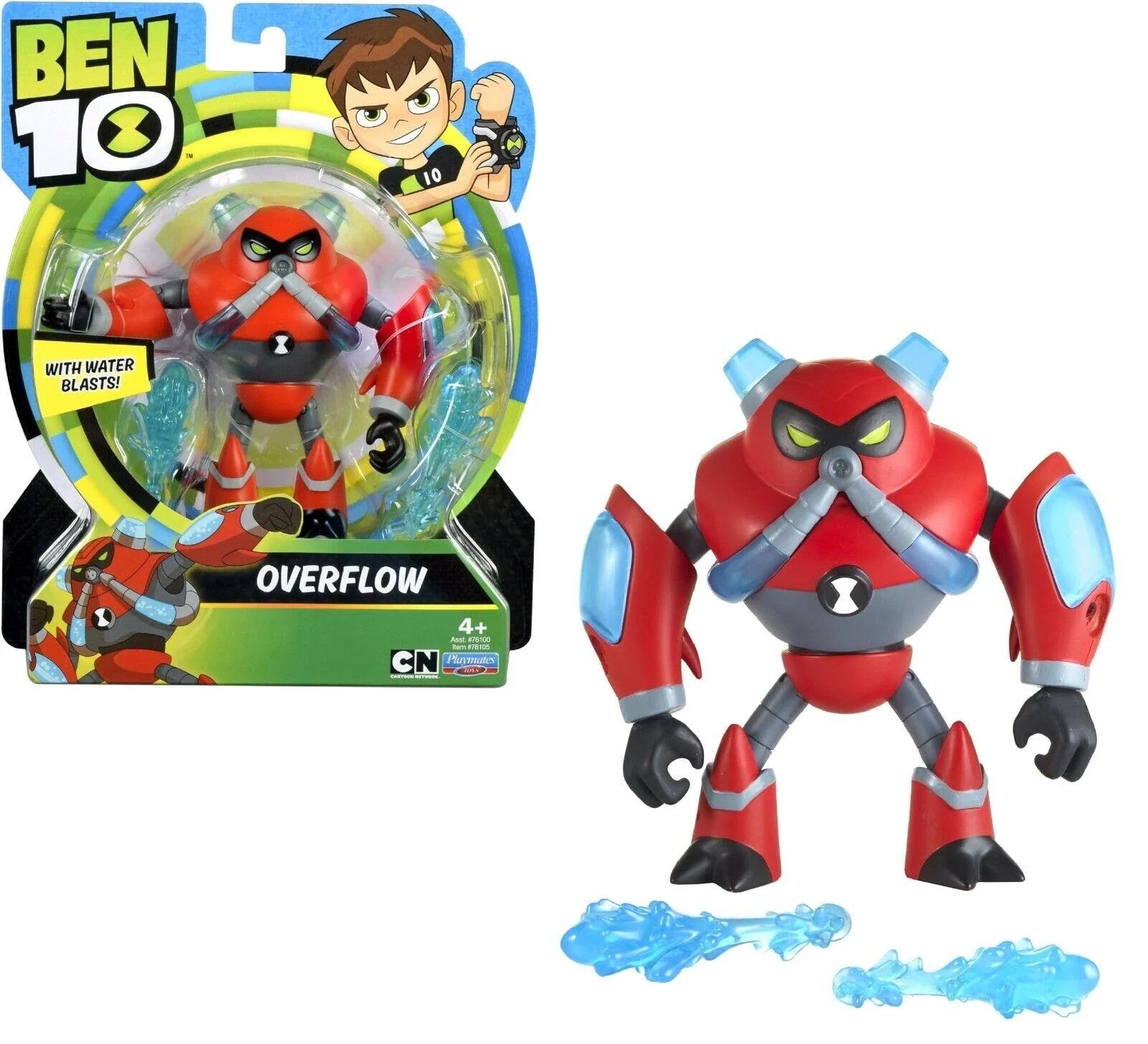 Ben 10 OverFlow Cartoon Network Play Gift Ages 4+ New Toy
