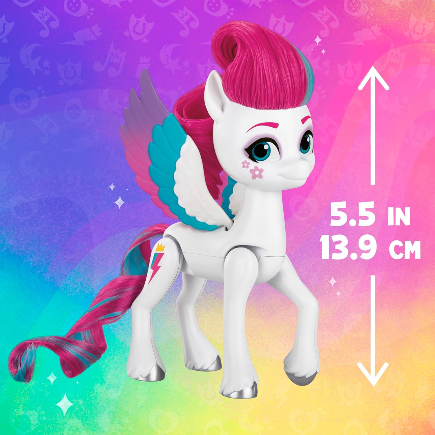 My Little Pony Zipp Storm Style Of The Day 5.5 Inch Styling Doll Toy For Kids 5+