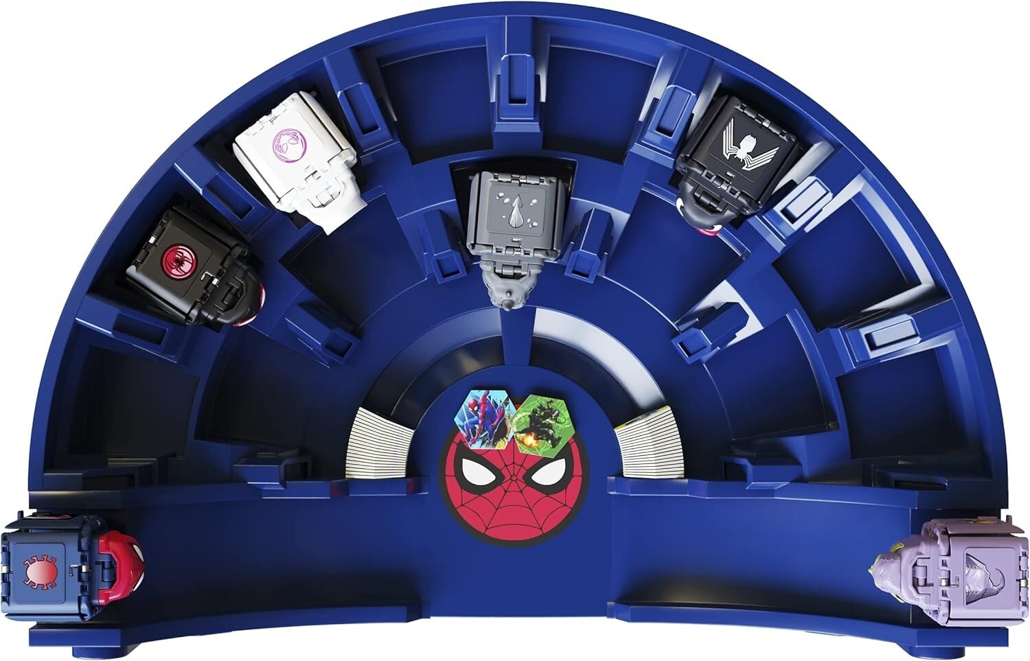 Marvel Battle Cubes Downtown Showdown Training Arena 2 Spider-Man Metallic