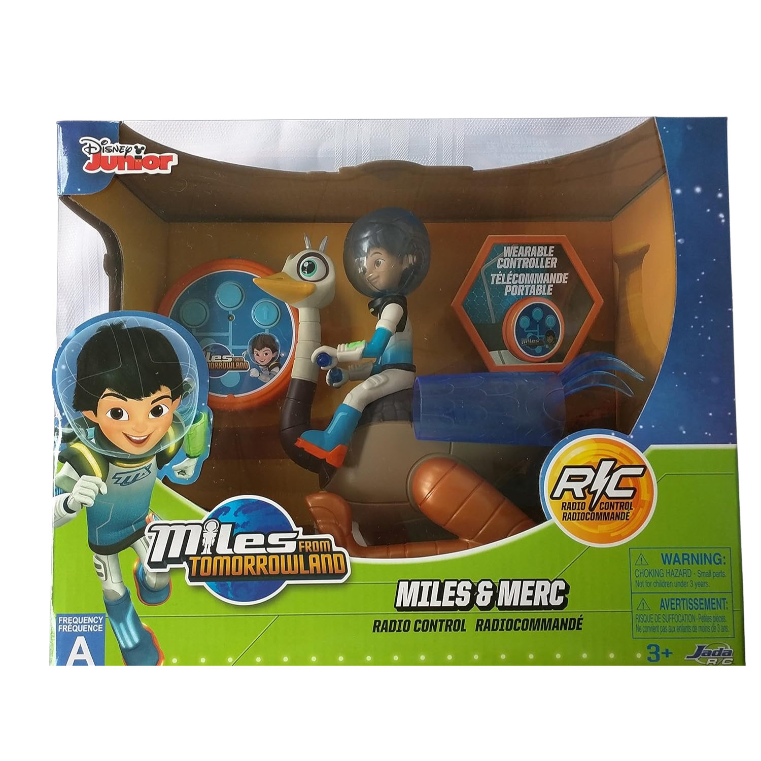 Jada Toys Miles & Merc Remote Control Vehicle with Wearable Controller for Kids