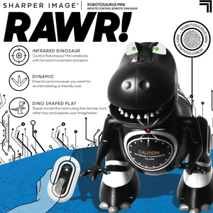 Sharper Image RC Robotosaur T Rex Dinosaur Toy with Remote Control for Kids