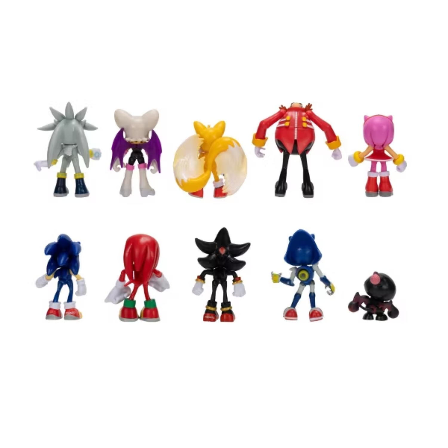 Sonic Hedgehog Friends and Rivals 2.5” Action Figures Knuckles 10-Pack