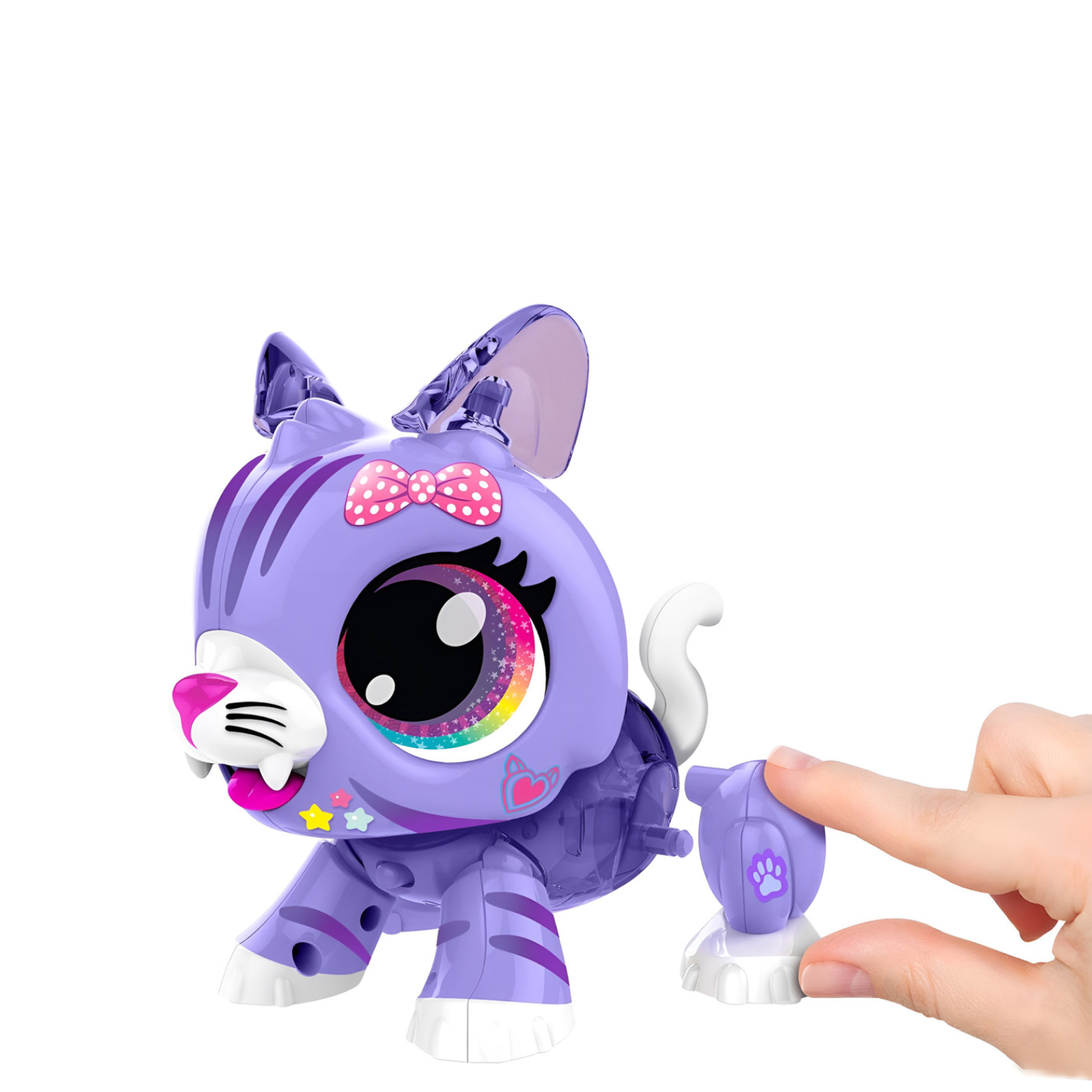 Build A Bot Kitten Robotic Pet Build Kit STEM Learning Sounds Interactive PlayOn