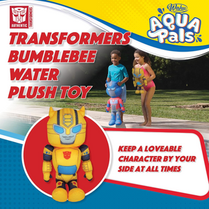 Wahu Aqua Pals Transformers Bumblebee Medium Plush Pool Toy Kids Water Fun 2+
