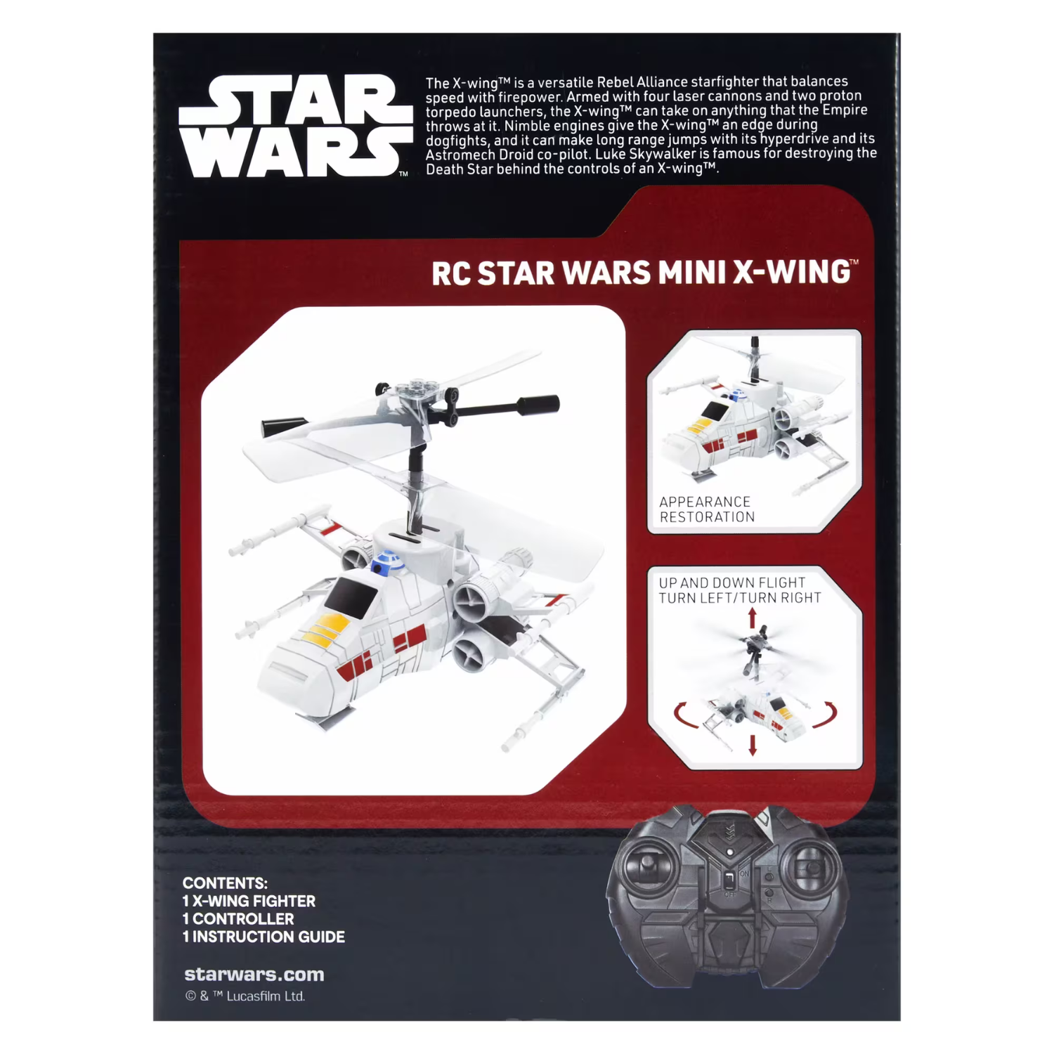 RC Star Wars Mini X-Wing Remote Control Plane New Toy