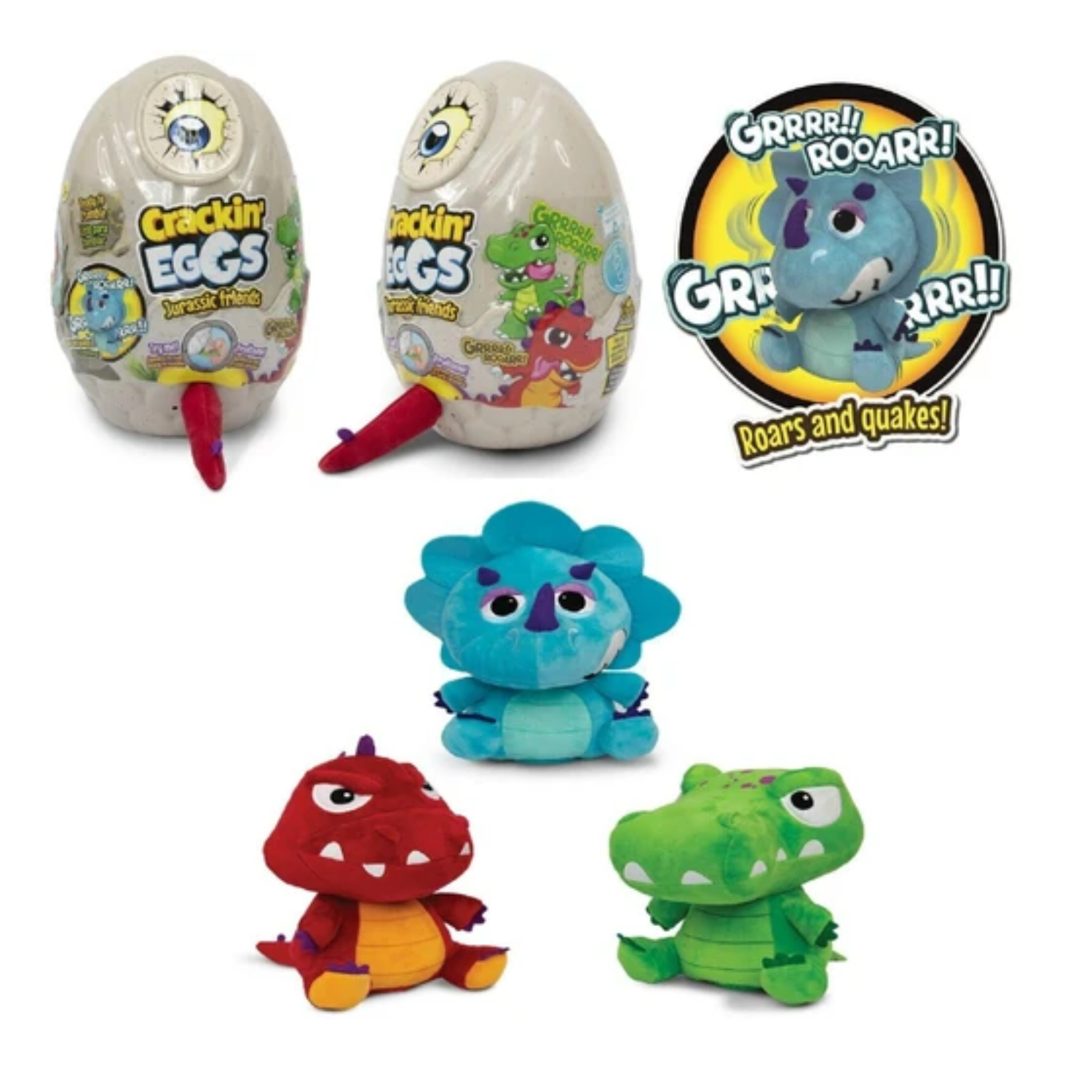 Baby Gemmy-Lucky dinosaur-XL Magic Egg Ages 3+ Soft Plush Toy Play Gem Fun