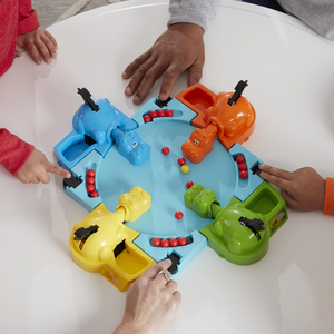 Hungry Hungry Hippos Classic Marble Chomping Family Board Game for Kids Ages 4+