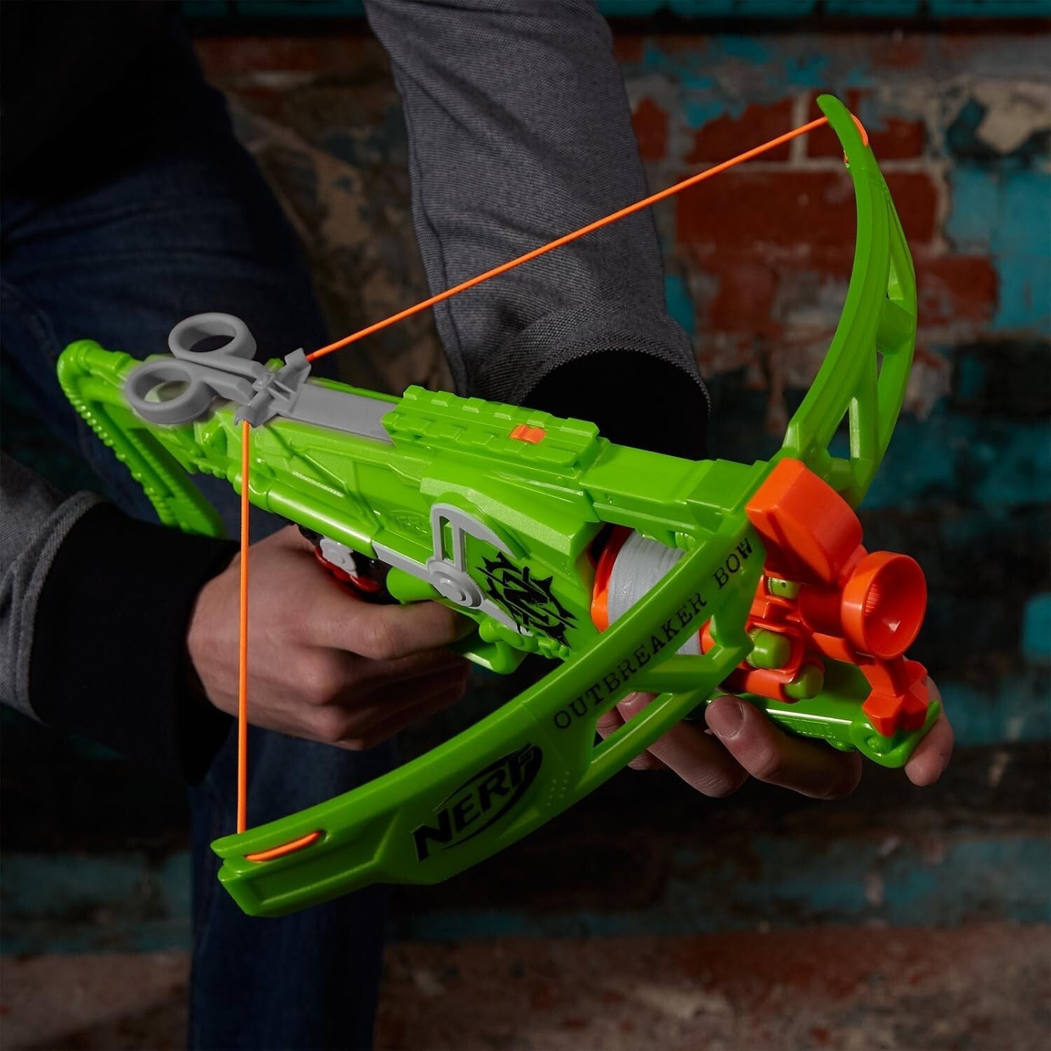 Nerf Zombie Strike Outbreaker Bow 8+ Toy Gun Blaster Boys Girls Play Crossbow