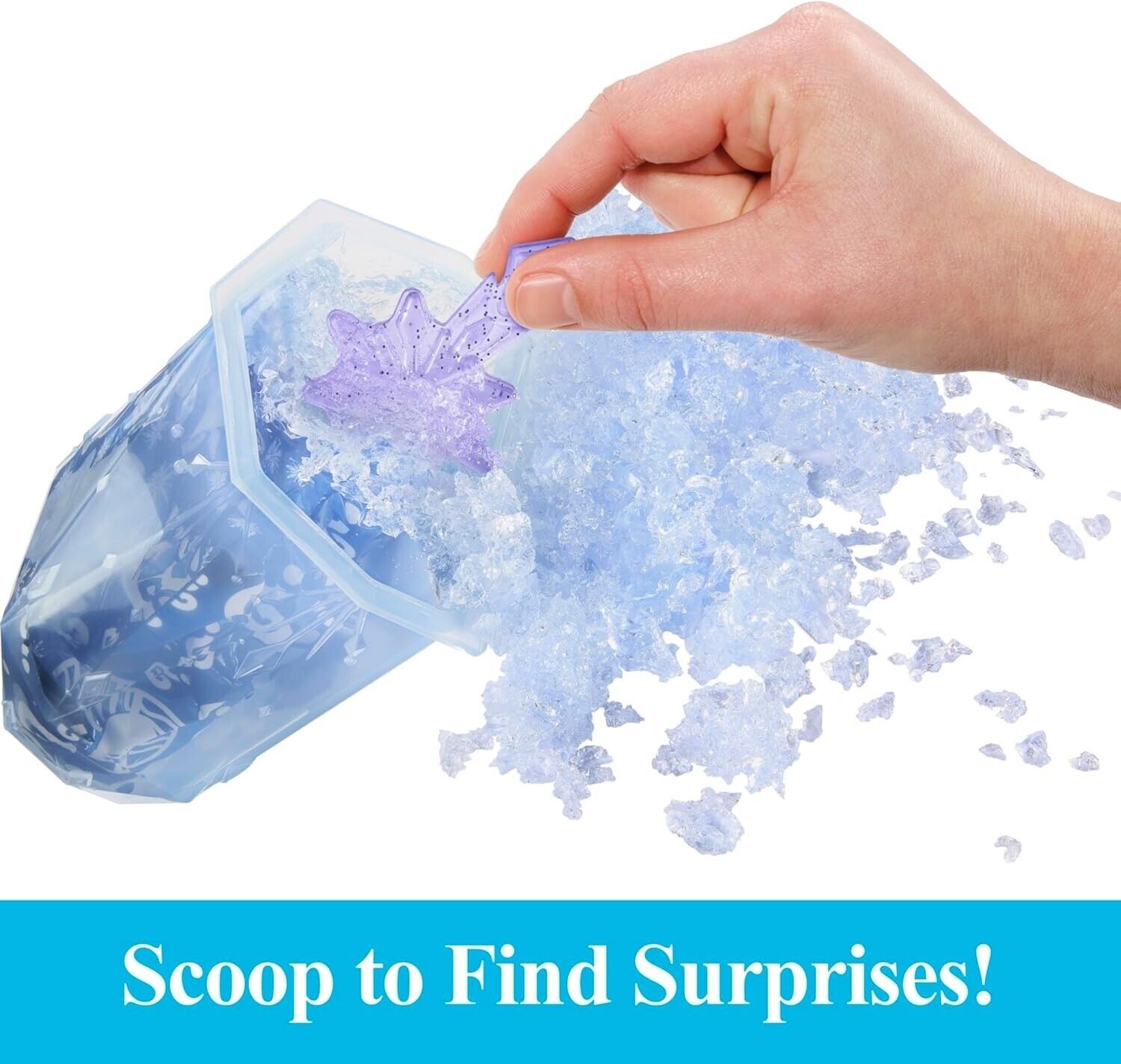 Mattel Disney Frozen Small 1 Doll Set Ice Reveal with Squishy Ice Gel 6 Surprise