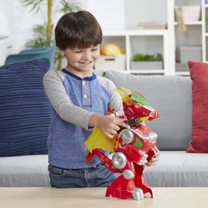 Power Rangers Red Ranger and Dragon Thunderzord 14 Inch Lights Sounds Toy  3+