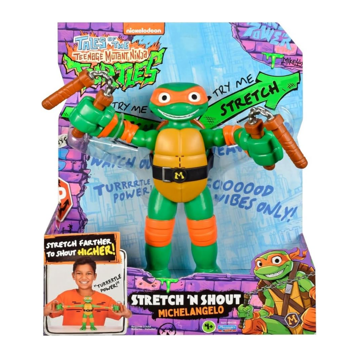 Tales of Teenage Mutant Ninja Turtles Mutations Stretch n Shout Michelangelo New