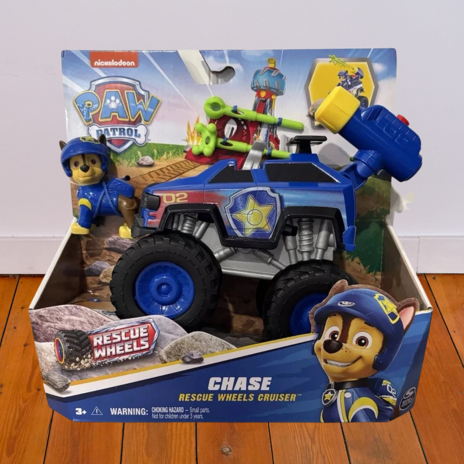 PAW Patrol Rescue Wheels Chase Power Haulin’ Cruiser Truck with Winch & Launcher