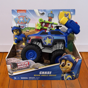 PAW Patrol Rescue Wheels Chase Power Haulin’ Cruiser Truck with Winch & Launcher