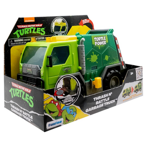 TMNT Thrash N Battle Garbage Truck Transforming Vehicle Lights Sounds Toy Age 3+