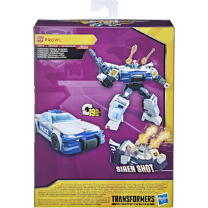 Transformers Bumblebee Cyberverse Prowl 5 Inch Deluxe Robot Car Siren Attack Toy