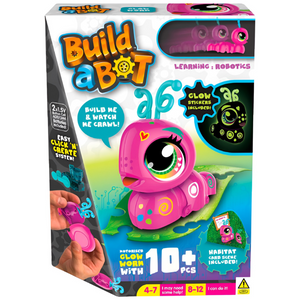 Build A Bot Mini Glow Worm Interactive STEM Robot Toy Kids Click n Create Kit