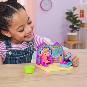 Gabbys Dollhouse Mercat Spa Room Playset with Figure Chair and Surprise Toy