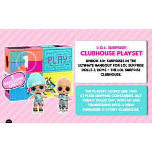 L.O.L. Surprise Fashion Show House Playset 40+ Surprises 2 Exclusive Dolls 4+