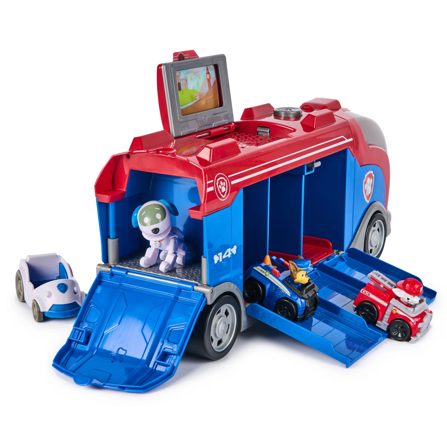 PAW Patrol Pup Squad Mission Cruiser Toy Truck with Pup Racers Figures and Cars