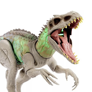 Jurassic World Camouflage N Battle Indominus Rex Roaring Chomp Light Up Dino Toy