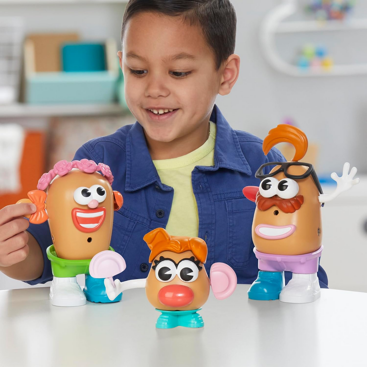 Potato Head Super Spud Toy With 42 Pieces With Storage Container Baby New Toy