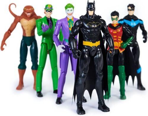 DC Comics Batman 6-Pack 12 Inch Batman Robin Nightwing Joker Riddler Copperhead