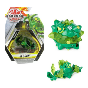 Bakugan Geogan Rising Collectible- Sluggler- Action Figure and Trading Card Game