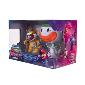Super Mario Galaxy Movie Bowser Jr. With Clown Car New Toy