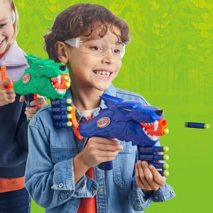 NERF Wild Wolfpack Dual Dart Blaster Set Kids – Easy Load, Lightweight, Ages 6+