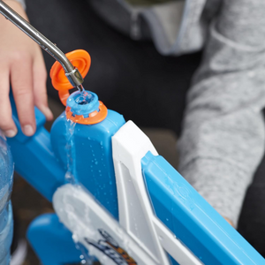 NERF Super Soaker Twister Water Blaster Dual Rotating Streams,Pump Action Fun 6+