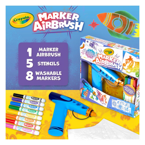 Crayola Marker Airbrush DIY Art Battery Operated New Toy Paint