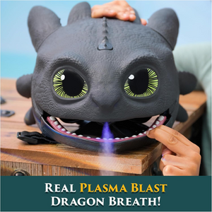 Dreamworks Dragons How to Train Your Dragon Toothless Mask Lights Sounds Play