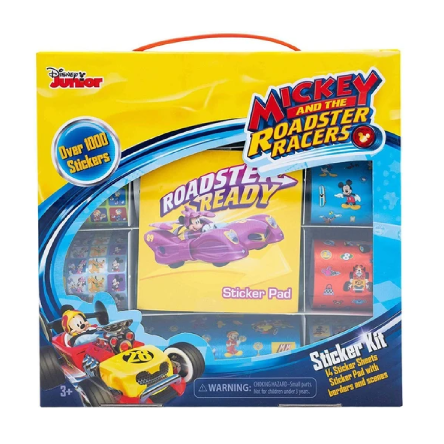 Mickey Mouse Roadster Racer Sticker Kits Ages 3+ Toy Car Play Learn Pre School