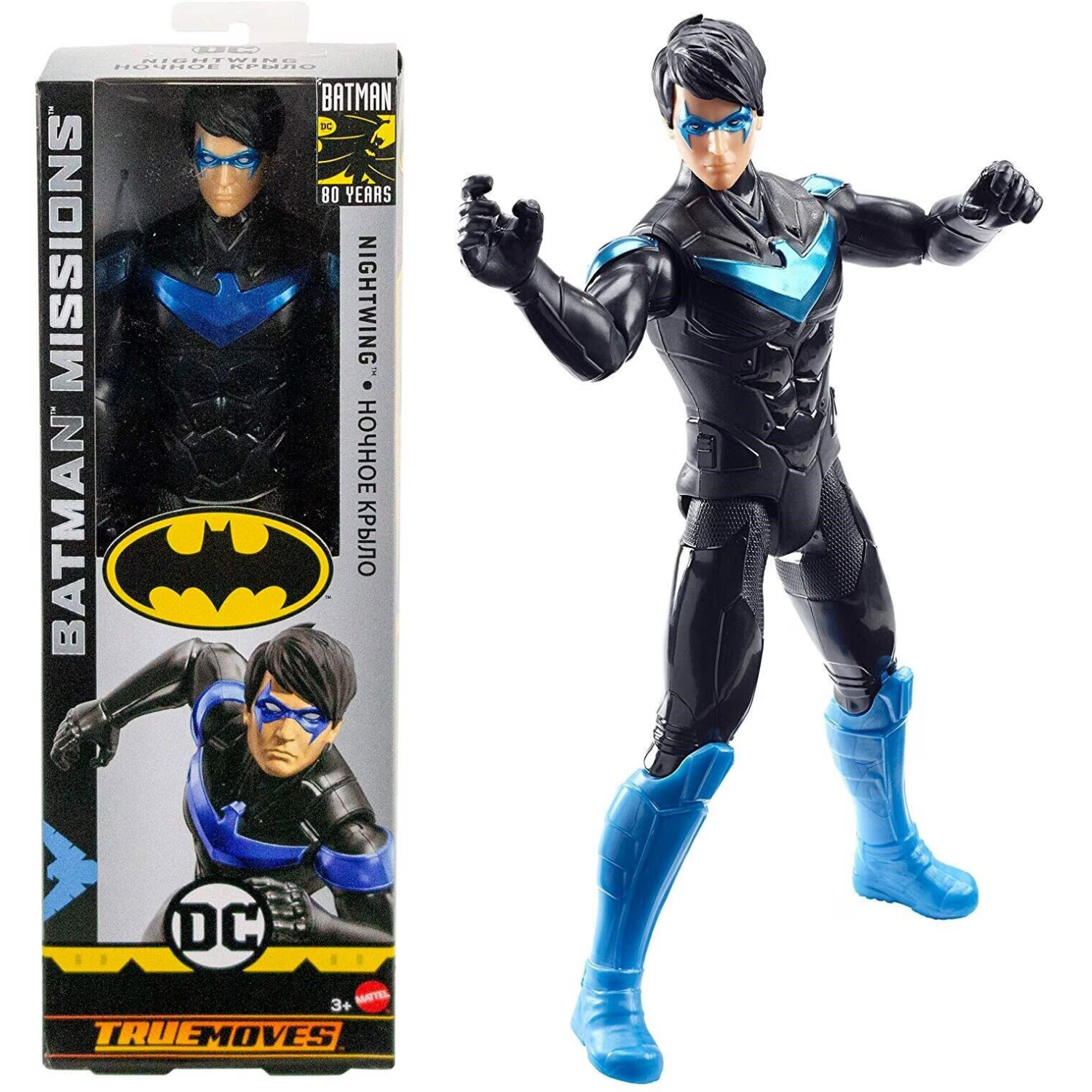 DC Comics-Nightwing Blue Shoes-Action Figure 12 Inch Preschool Toys