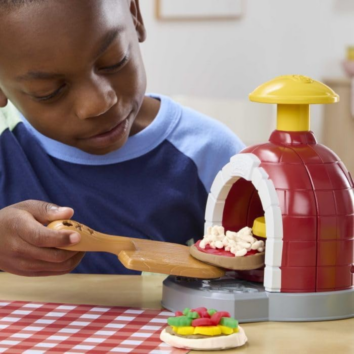Play-Doh Stamp And Spin Pizza Playset With Accessories New Toy Play