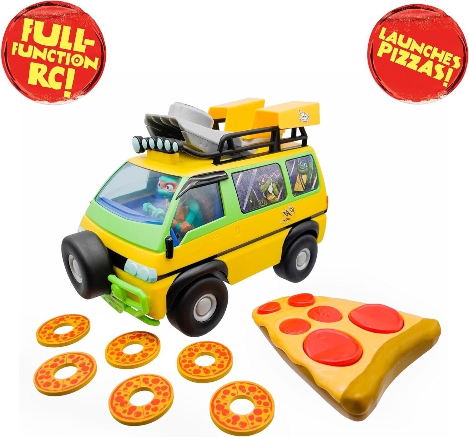 TMNT Teenage Mutant Ninja Turtles Pizza Blaster RC  2.4Ghz Remote Control Car