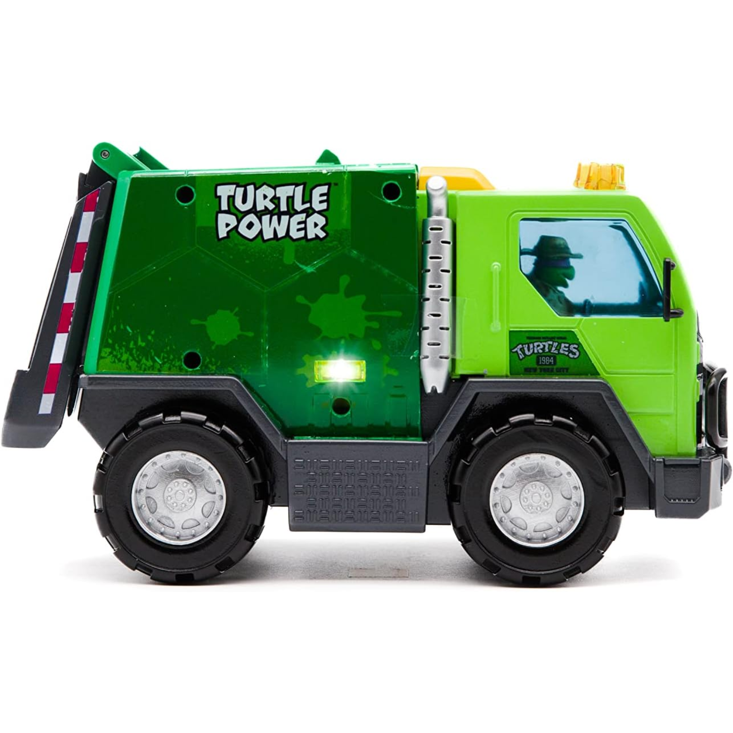 TMNT Thrash N Battle Garbage Truck Transforming Vehicle Lights Sounds Toy Age 3+