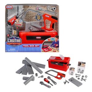 Little Tikes Creative Construction Tool Box Set With 9 Accessories