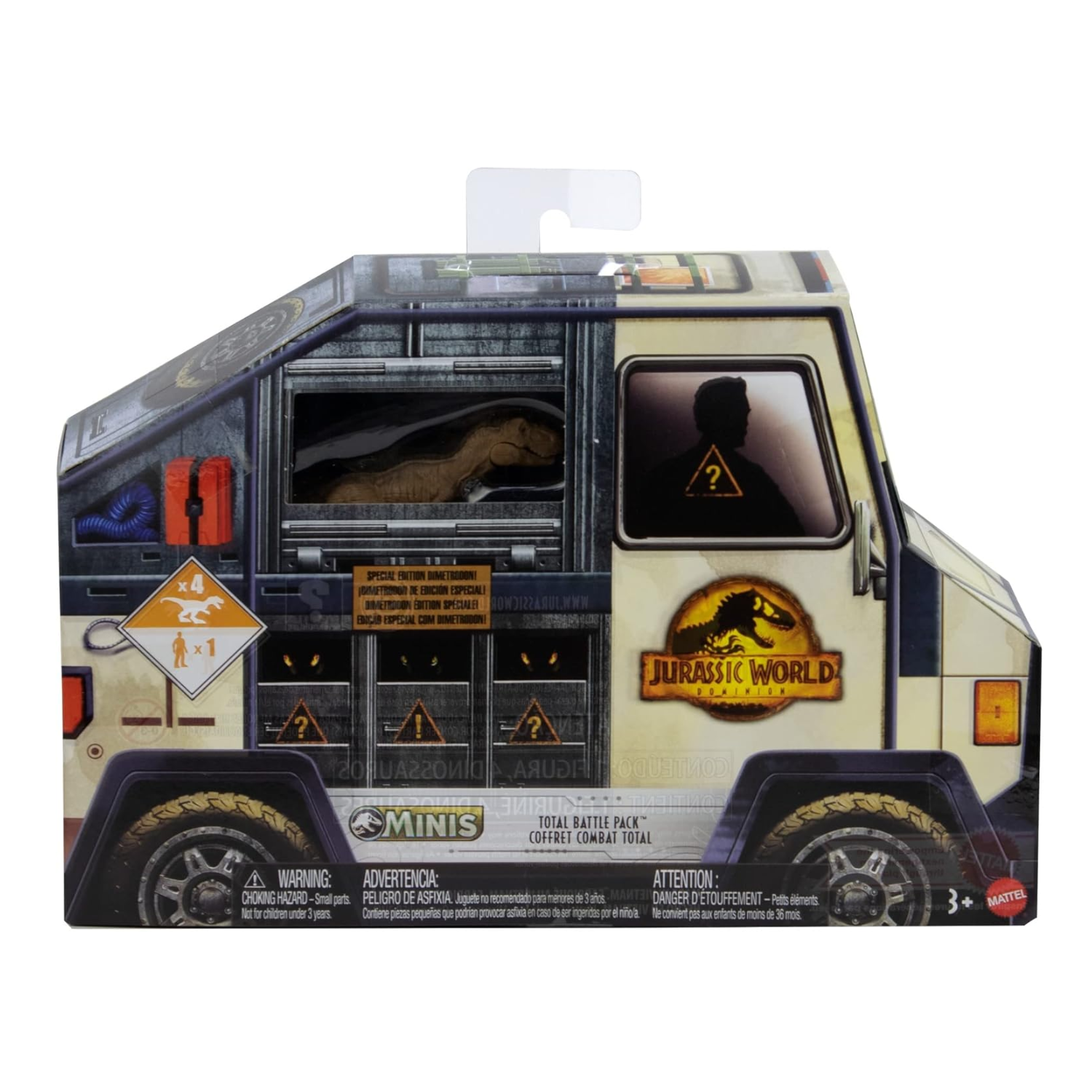 Jurassic World Dominion Minis Battle Pack Dinosaur Figures 4 Dinosaurs 1 Human