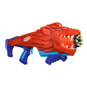 NERF Wild Lionfury Easy Play Dart Blaster Toy Gun Lightweight Kids 6+ Outdoor